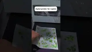 Inkjet printer for napkin#inkjetprinter #digitalprinter #napkin