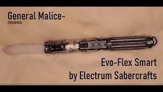 Electrum Sabercrafts Evo Flex Battle Damaged Smart Saber Close Up Review 4K
