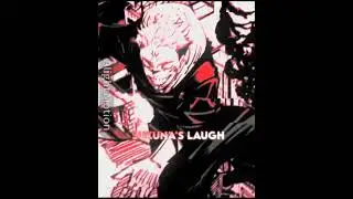 Sukuna's laugh is a Menace ☠️🔥#shorts #anime #shortsfeed #jujutsukaisen #gojo #sukuna #laugh #animee
