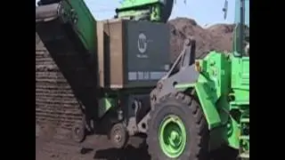 Volteadora de compost TBU 3P AM con motor propio