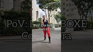 POV: Dia de BOXE com a Braba #youtube #shorts #boxing #sparring #girl #pov #model #edit
