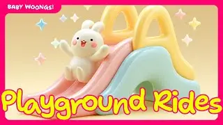 🧸🎈🦄 Play English 🐥🎶🌈 Kids Language Learning | Playground, Park & Amusement Rides