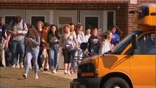 Students walk out of NJ school in protest against gun control laws