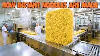 How Instant Noodles Are Made 🍜 | Inside a Modern Noodle Factory (Full Process)