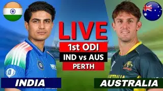 IND vs AUS 1st ODI Live Cricket Commentary | India vs Australia Live Match Today | 16 OV
