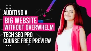 Auditing a big website without overwhelm (Tech SEO Pro course free preview)