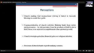 Management of Church Finance: A Case for Accountability and Transparency