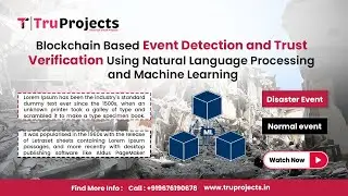 Blockchain Based Event Detection and Trust Verification Using Natural Language Processing and Machin