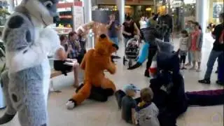 Eurofurence 17 - Furries Walk to Shopping Center