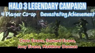 Halo 3 Legendary in 3 Hours - 4 Player Coop with Commentary - Highlights and Recap
