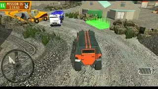Quarry Driver 3 Giant Trucks - 8x8 Wheeler Car Parking - Android Gamepplay | #2
