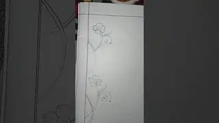 Beautiful Border line❤ #viral #trending #youtubeshorts #notebook