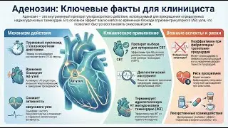Аденозин в современной практике антиаритмической терапии (на основе консенсуса EHRA 2025/2026)