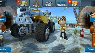 Let&rsquo;s play 3-Beach Buggy Racing 2 rounds with Flash Fire Rez and his Rock Stomper!