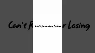 Renegade Metri - Can&rsquo;t Remember Losing