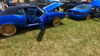 🔥2025 Atlanta Car Show‼️Convertible Cutlass On Gold Daytons 1996 Impala SS Chevelle LS Swapped LSA