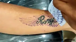 wings tattoo modified cover up tattoo designs mr Tattooholic tattoo studio Ahmedabad 9558126546
