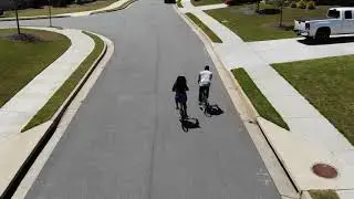 My DJI Mavic Air Drone Follows Me - Bike Ride