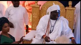 Olojo Festival 2025 👑🔥 You Won’t Believe The Magical Moment When Ooni Of Ife & His Beautiful Wife