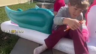 Sleepah toddler bed inflatable unicorn