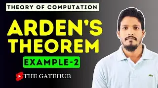 Arden's Theorem Examples 2 | Finite Automata to Regular Expression  | GATECSE | TOC