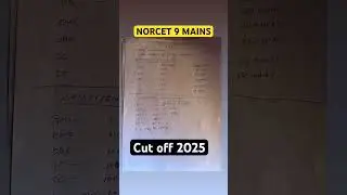 Norcet 9 mains cut off 2025 #nursing