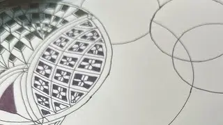 Free form Zentangle Cubine #jasko RANDONAUTICA where we lift off please subscribe