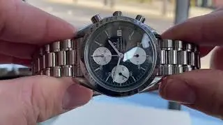 Omega Speedmaster Black Reverse Panda Dial Men's reduced Automatic 1990s 🇨🇭 watch FOR SALE 👇
