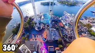 Fritt Fall - Tilt (Gröna Lund) - VR ONRIDE - 360° free fall drop tower POV