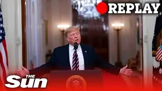 Donald Trump hosts 'celebration' of impeachment acquittal at the White House - REPLAY