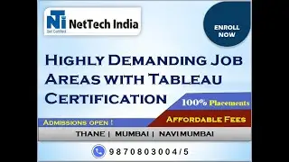 Highly Demanding Job Areas with Tableau Certification | Career in Tableau Certification