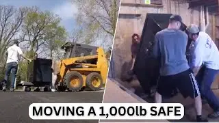 Moving 1000lb Gun Safe - Using a bobcat