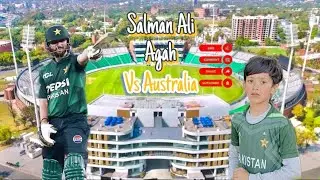 Salman Ali Agah destroy the Australian Bowlers 🥵🤯