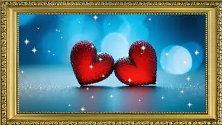 Enchanted Heart Glow: 4K Romantic Art with Gentle Light | Valentine's Day | Screensaver | 2 Hrs 💖💖💖