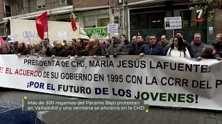 Flash el campo al día (19/01/2026): Más de 300 regantes del Páramo Bajo protestan en Valladolid