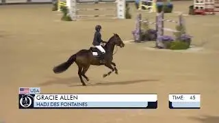 Hadj des Fontaines & Gracie Allen - 1.45m FEI 2* Grand Prix 