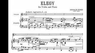 Gerald Finzi - Elegy, Op.22