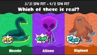 Nessie x Aliens x Bigfoot | Splatfest 2023 [Splatoon 3] (full Gameplay) | No Commentary