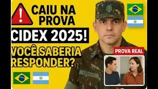 Caiu na prova de oralidade do CIDEX 2025