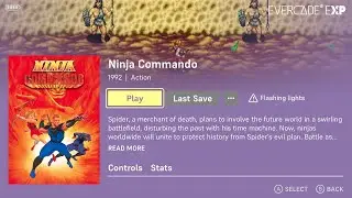 Ninja Commando | Neo Geo Arcade 2 | Game 5 of 6 | Evercade Handheld