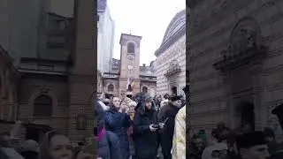 Procesiune cu icoana facatoare de minuni și sfintele moaște ale sf Antonie cel Mare 17 ianuarie