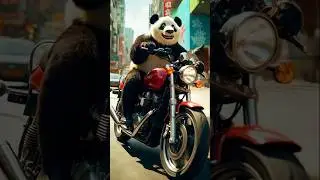 Let's make some Fun 😂😂 #ai #cat #panda #shorts