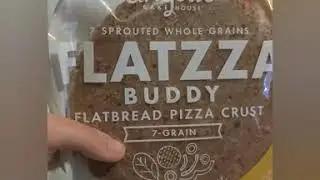 Product review *NOT SPONSORED* Angelics flatzza pizza dough vegan plant-based recipe too!