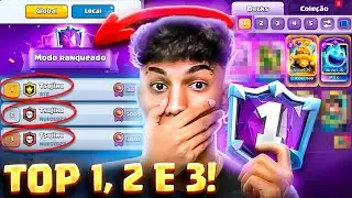 ESSE JOGADOR ALCANÇOU O TOP 1, 2 E 3 GLOBAL COM O MESMO DECK! 😨 