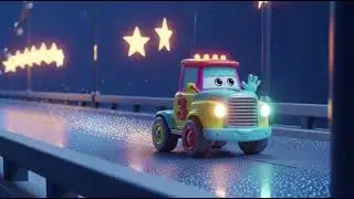 Counting Truck on the Flashy Flash Bridge ⚡🚚 | Numbers Nursery Rhyme for Kids