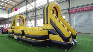 Inflatable Toxic Wipeout Challenge