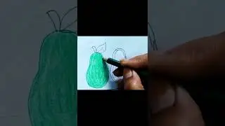 ||How to draw avacado|| Easy way to Draw avacado||