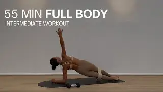 55 MIN FULL BODY WEIGHTED PILATES | Pilates x Strength | Full Body Pilates Workout at Home