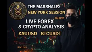 FOREX LIVE ANALYSIS DAY 1| XAUUSD & BTCUSDT |NEWYORK SESSION | MARSHALFX (WIN)