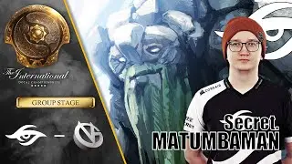 [TI10] SECRET vs VG | MATUMBAMAN DESTROY CHINESE TEAM | TI10 FULL GAME PLAYER'S PERSPECTIVE